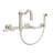 Acqui Wall Mount Bridge Kitchen Faucet With Sidespray And Column Spout-53640806-61013906