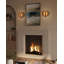 Lustre 9-in White dimmable LED Wall Sconce-1923978506