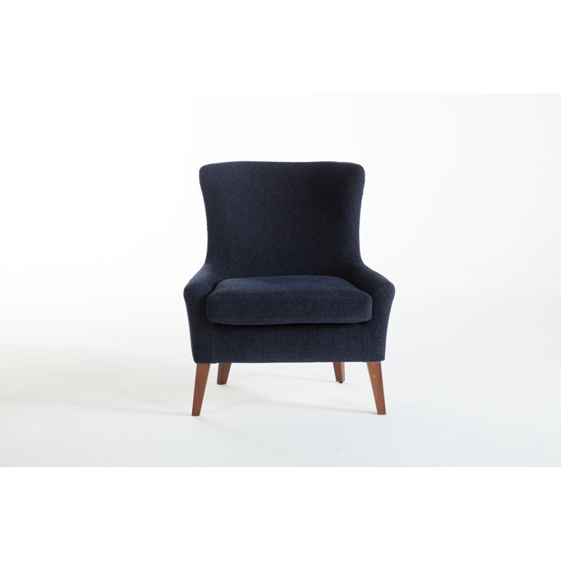 Canyon 30'' Wide Side Chair, Blue Polyester Blend