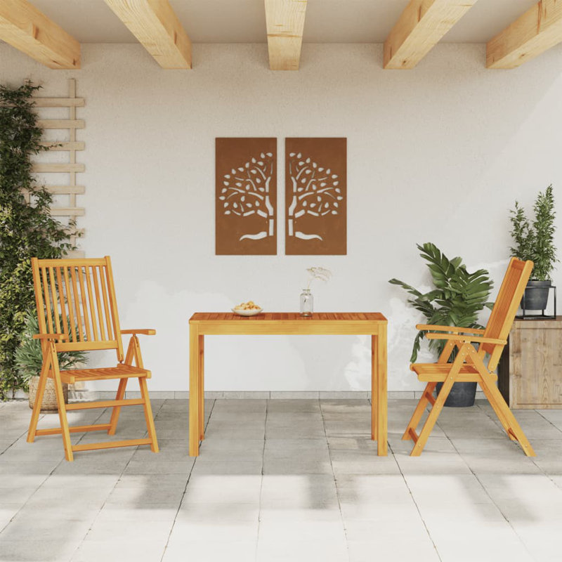 Nichlaus Rectangular 4 - Person Dining Set