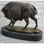 Hot Cast Signed Barye Buffalo Bronze Museum Quality Masterpiece Sculpture Statue