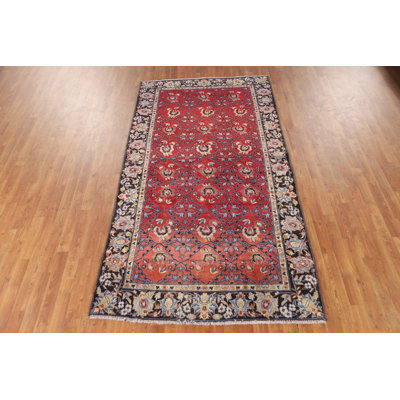 Handmade Wool Traditional Area Rug 5x8