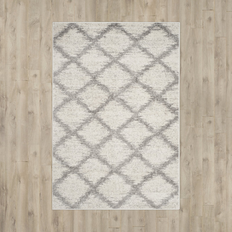 Oddger Performance Geometric Rug, Rectangle 4' x 6'