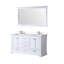 Ensemble de meuble-lavabo double 60 po x P 22 po Dukes, robinet et miroir 58 po-1828679130-1789193344