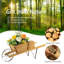 Pot en bois brouette-1250827578