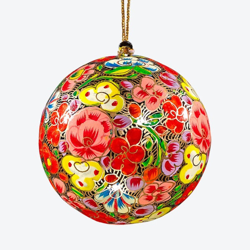 7.62cm Handmade Paper Bauble