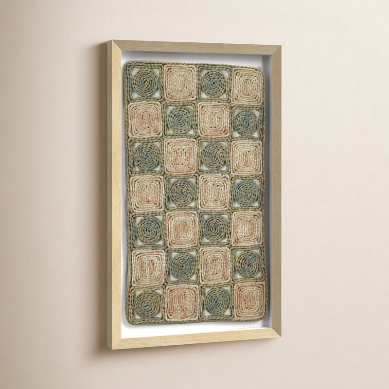 Farmhouse Abstract Wall Decor on Solid Wood