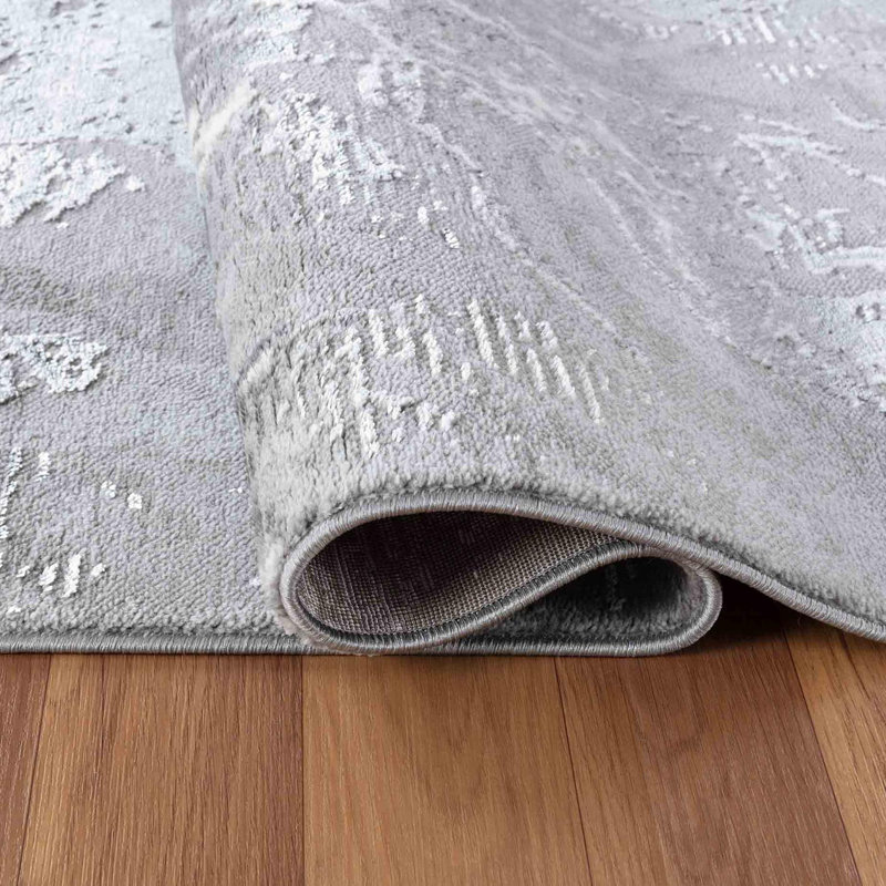 Bushmills Machine Woven Grey Indoor Rug, Rectangle 200 x 290cm