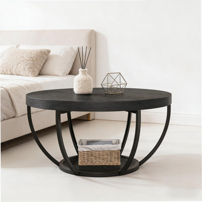 Round Chating Table,Central Table,2-Tier Coffee Table