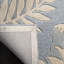 Tapis bleu en laine touffeté à la main Freda-20970283
