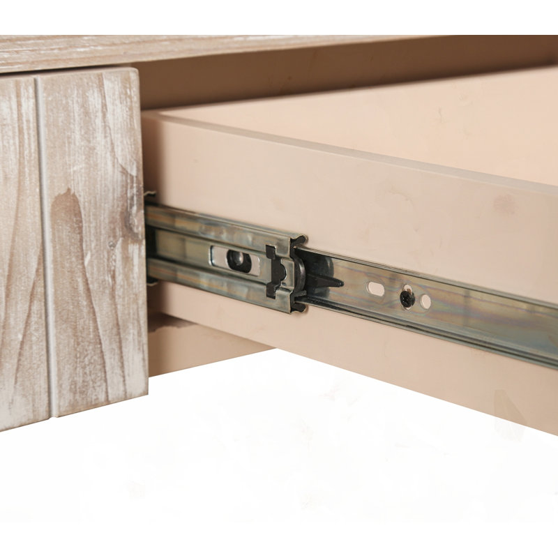 Console rétro, Bois naturel