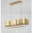 Modern 12 Light Rectangular Crystal Chandelier -121426519