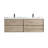 Seavy 59'' Double Bathroom Vanity with Acrylic Top-1828634188