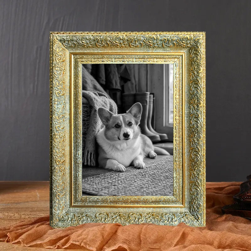 Cadre photo 11 pièces x 11 "or antique 11" pour décor de vestibule, Or antique, 3, 11" W x 14" H