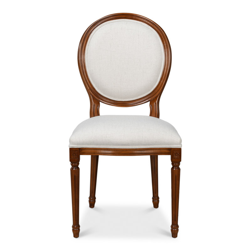 Hugo Upholstered Dining Chair, Brown