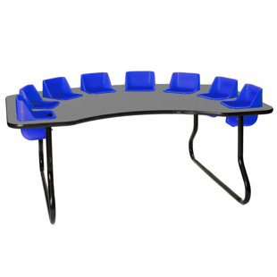 Six-Seat Kidney Toddler Table – SchoolOutlet