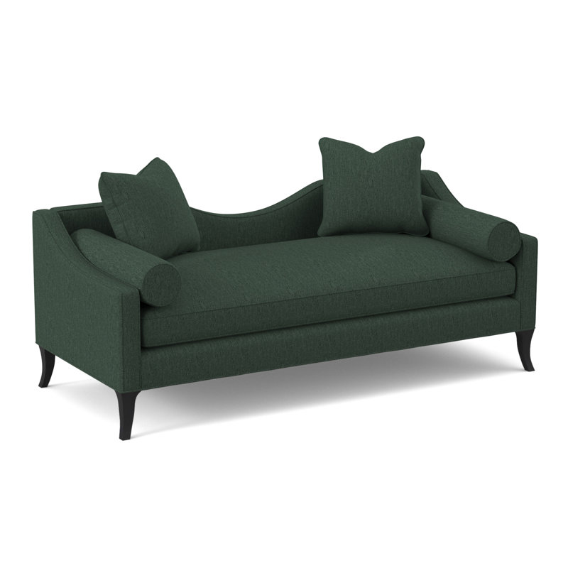 Audrey Chaise Lounge, Venice 100% Polyester, Espresso