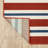 Deltana Striped Power Loomed Indoor / Outdoor Rug-389524663