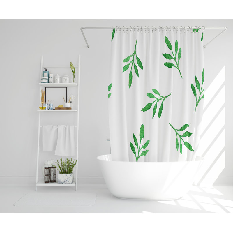 Edmont Polyester Shower Curtain Set, 168cm H x 168cm W