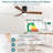 Nicola 52" W 3-Blade LED Ceiling Fan-111707153
