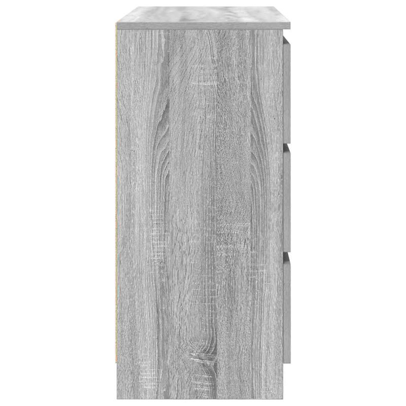 Sideboard 80X35x76 Cm Engineered Wood, Grey Sonoma