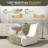Bean Bag Sofa Chair – High-Resilience Foam, Ergonomic Curved Backrest, Lightweight Floor Chair for Small Spaces-129222548