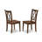 5 Piece Dining Room Table Set Includes a Rectangle Kitchen Table with Dropleaf and 4 Dining Chairs, 30x48 Inch, Mahogany-38915116-38912592-38912596