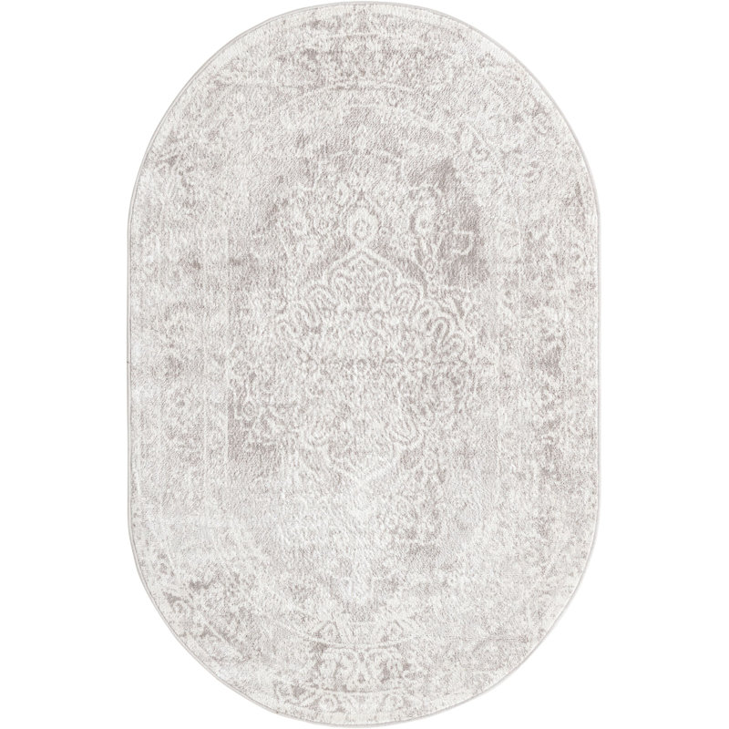 Malayna Oriental Indoor Rug, Oval 4' x 6'