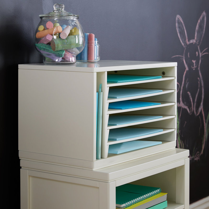 Organisateur de papier Martha Stewart Crafting Kids, Blanc