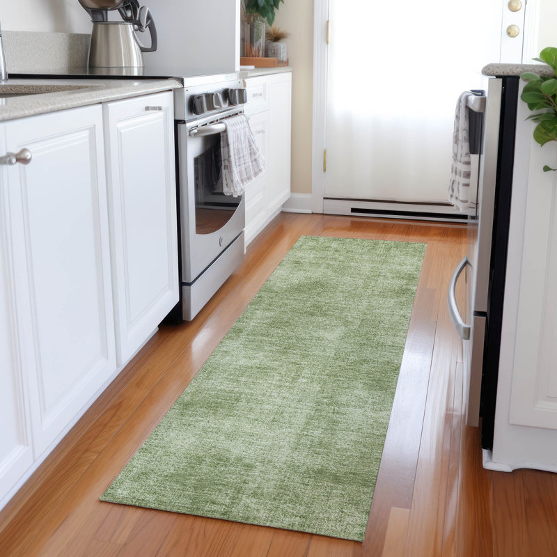 Chayden intérieur / extérieur lavable à la machine ACN1018, Tapis de couloir 2 pi 3 po x 7 pi 6 po