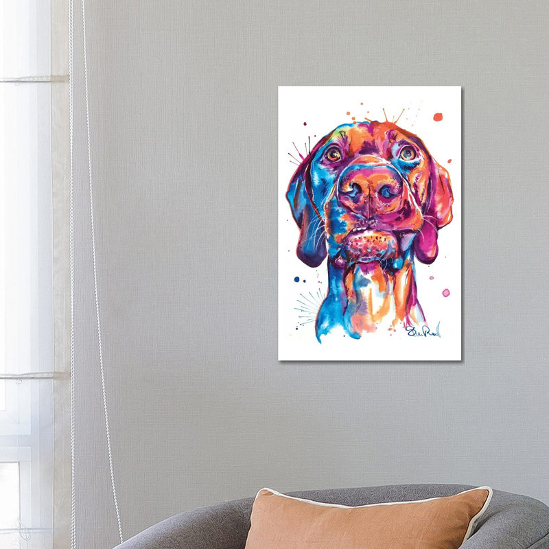 Vizsla by Weekday Best - Wrapped Canvas Print, 66.04 cm H x 45.72 cm W x 3.175 cm D