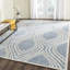 Deedie Hand-Tufted Wool Ivory/Blue Area Rug-22809418