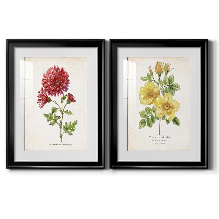 Union Rustic Midnight Botanical II On Canvas by Vision Studio