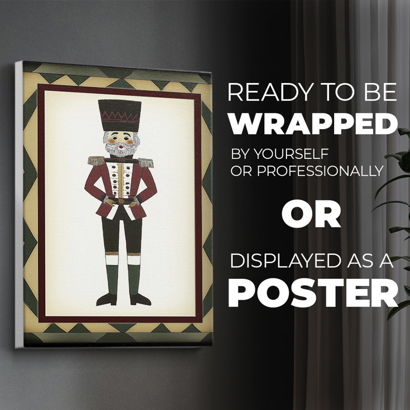 Christmas Holiday Art CL - impression sur toile seulement - NON-CADRE, H 18 po x l 12 po