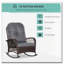 Chaise berçante d'extérieur en osier et rotin-2046280136