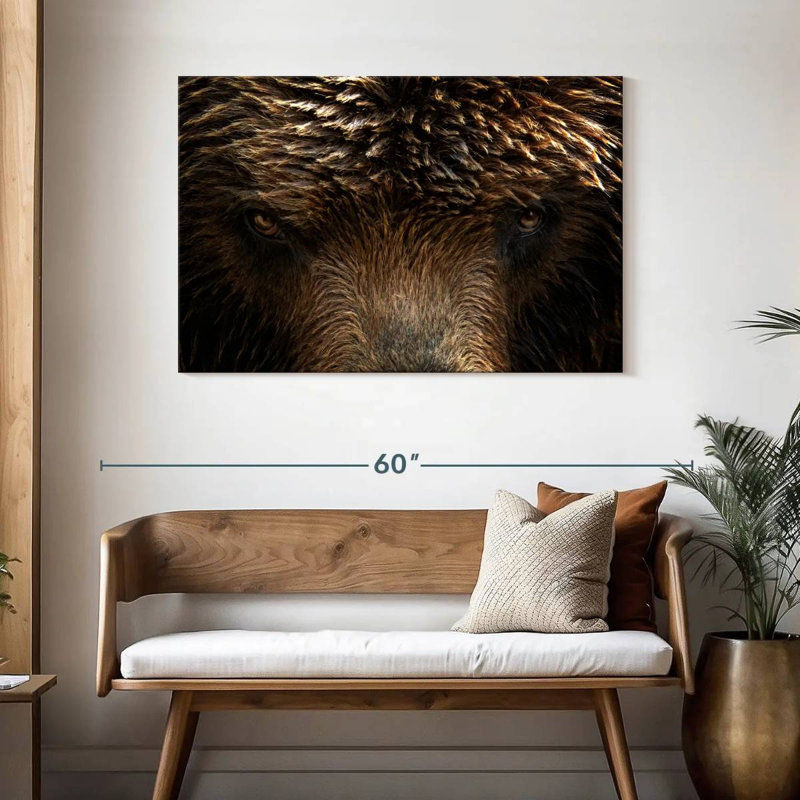 Yeux de grizzly, H 30 po x l 45 po