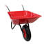 Chariot de brouette en acier pour roue rouge 12 pouces