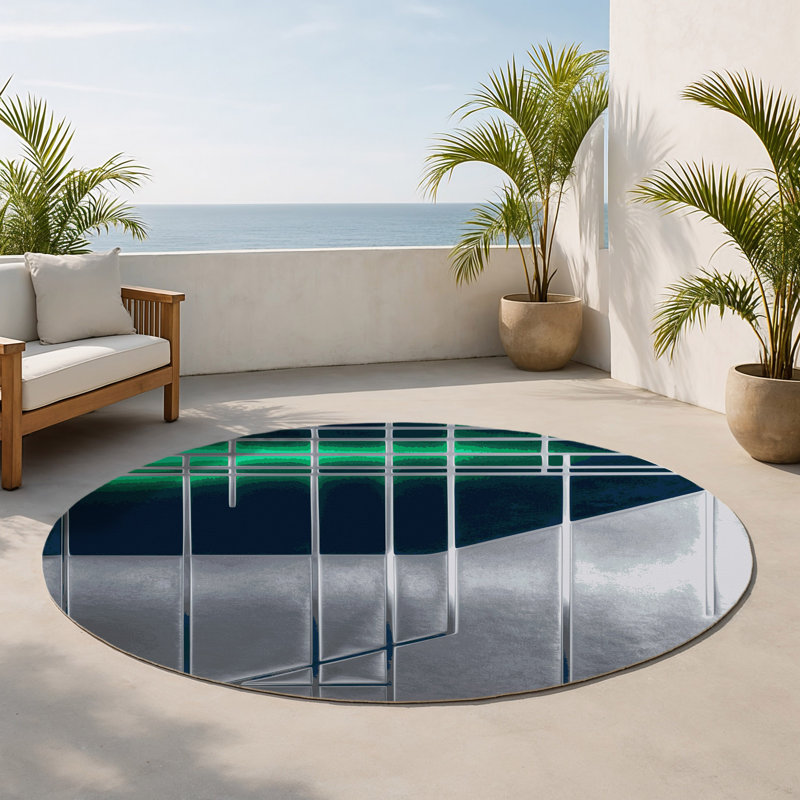 Tapis intérieur et extérieur Stellar Beacon, Rond 5 pi