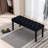 Velvet Upholstered Tufted Dining Bench Bedroom Bench Ottoman For Entryway, Dining Room, Living Room-608192868