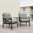 Set Of 2  All-Weather Metal Armchairs-1743548004-1743548005