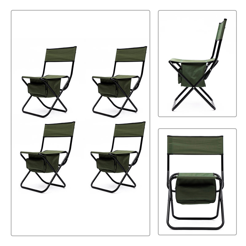 Chaise de camping Nihitha, Vert