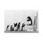 Penguin Family At The Toilet by Jauffrey Philippe - Gallery-Wrapped Canvas Giclée on Canvas-1671141110-1671141115