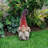 18"H Hear No Evil Gnome Statue for Patio and Garden