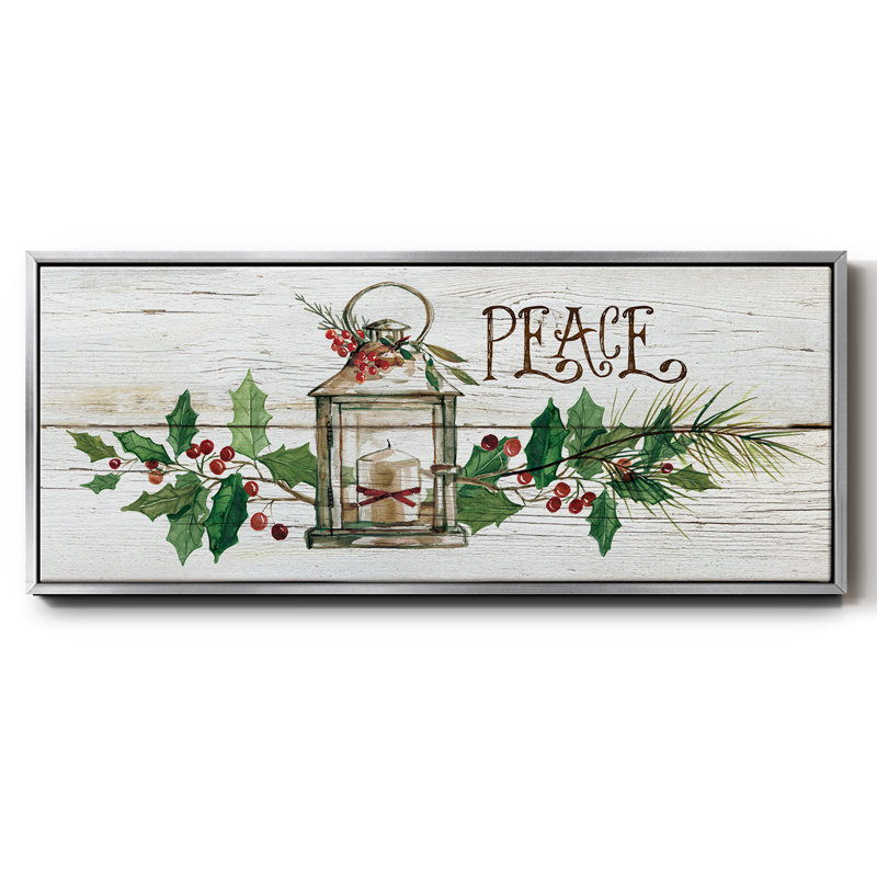 Rustic Peace - toile encadrée, H 20 po x l 50 po