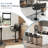 Tavion Adjustable Swivel Faux Leather Bar Stool with Armrests and Footrest-1352718768-1352718733