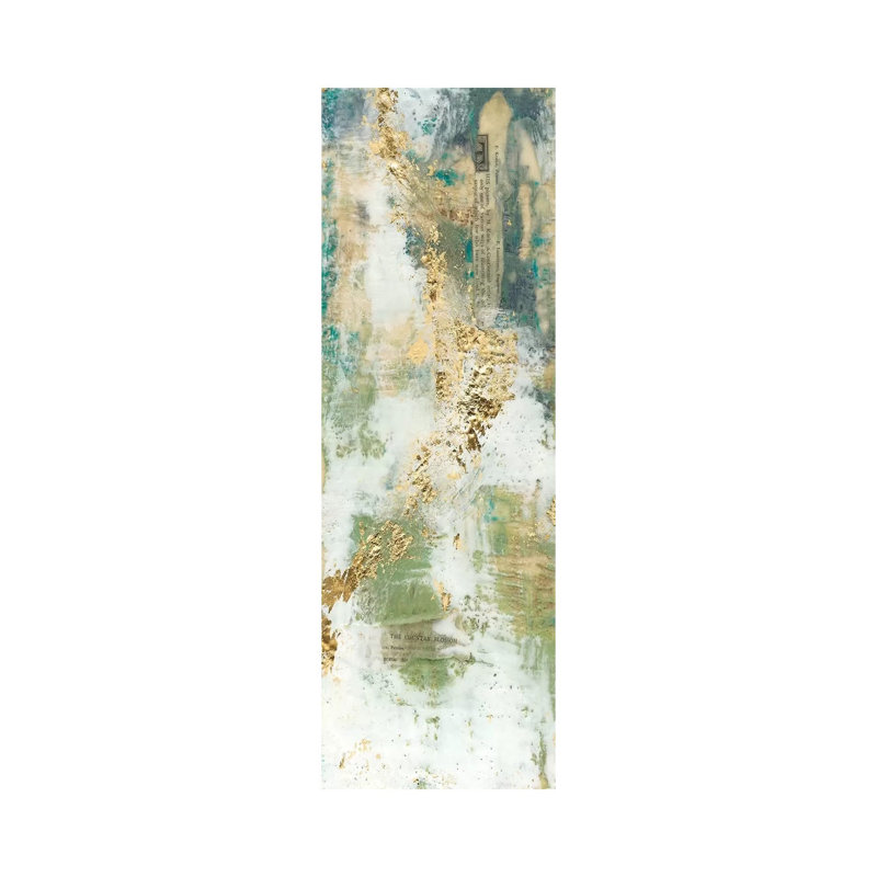 Aural Flow I by Jennifer Goldberger - Wrapped Canvas Panoramic Print, 30.48 cm H x 91.44 cm W x 1.91 cm D