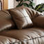 Coussin de canapé modulaire en cuir véritable Coffee-108573263-108573264