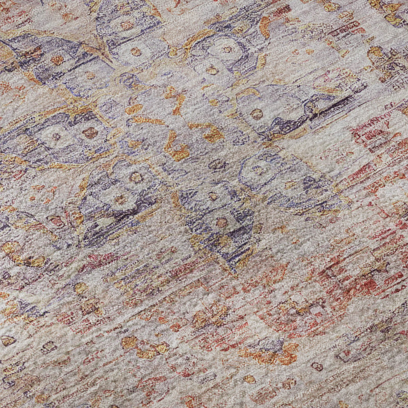 Premium Machine Washable Marasco AMF1636 Global Rug, Runner 2'3" x 7'6"