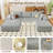 Boneless 96" Cloud Couch Modular Sectional Sofa for Living Room, U-Shape Boneless Couch with Deep Seat, Modern Corduroy 3-Seater with Ottoman, No Assembly Required-1618851672-1618851670