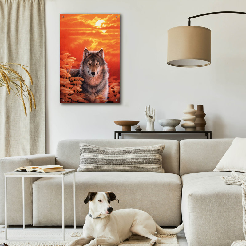 «Gaze» par Joh Naito, art mural en verre acrylique,, H 36 po x l 24 po x P 0,2 po